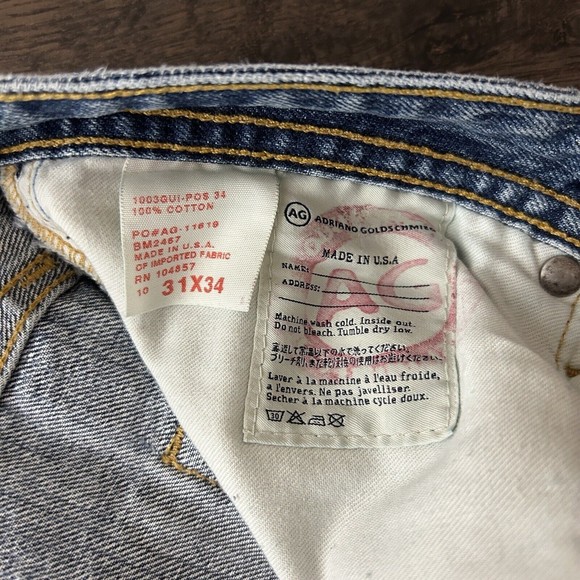 AG Adriano Goldschmied Men's Fillmore Bootcut Jeans Medium Wash Size 32x28 - Picture 7 of 11